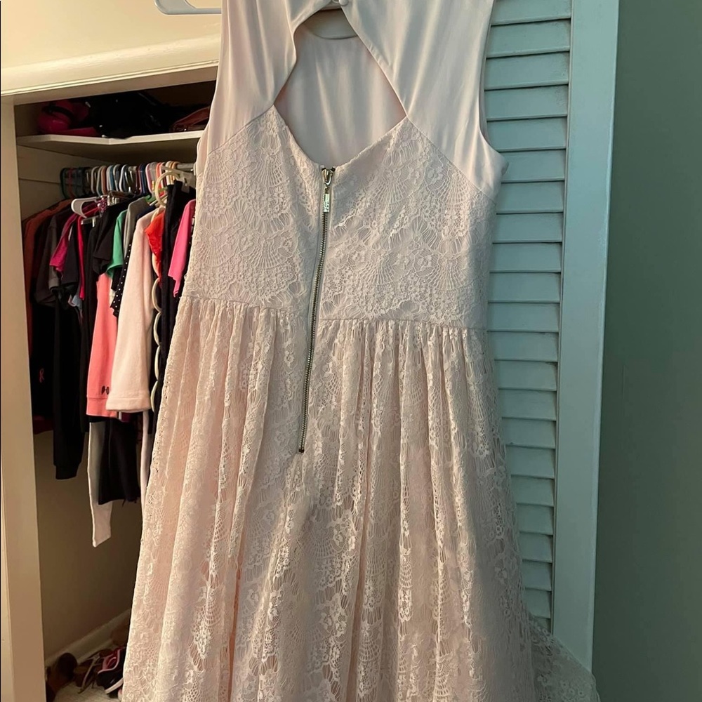 Jessica Simpson baby pink dress